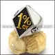 Fashion Stainless Steel Biker Ring  r003396