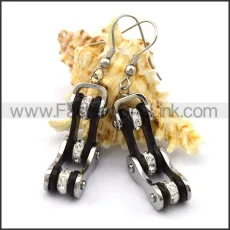 Fashion Stainless Steel Biker Earrings    e001065