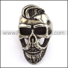Stainless Steel Skull Ring  r003694