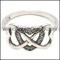 925 sterling silver heart ring for girls r006302