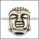 Steel Buddha Head Bead a000520