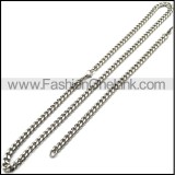 Stainless Steel Cuban Chain Sets s002937