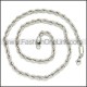 Stainless Steel Chain Neckalce n003086SW4