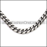 Stainless Steel Chain Neckalce n003117SH