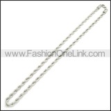 Stainless Steel Chain Neckalce n003097SW2