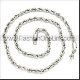 Stainless Steel Chain Neckalce n003097SW5