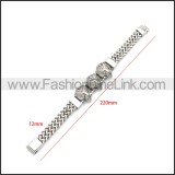Stainless Steel Bracelet b010078S