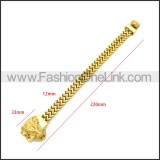 Stainless Steel Bracelet b010077G