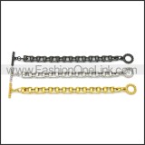 Stainless Steel Bracelet b010076S