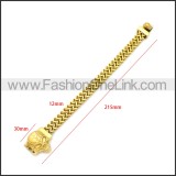 Stainless Steel Bracelet b010087G