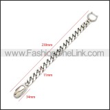 Stainless Steel Bracelet b010096S