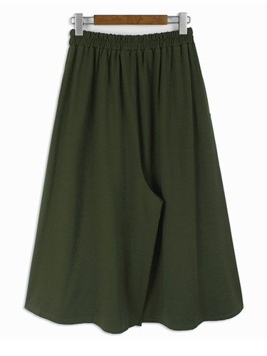 [EAM] High Elastic Waist Pants New Trousers Women Fashion Tide Spring Autumn 2024 1DH7630