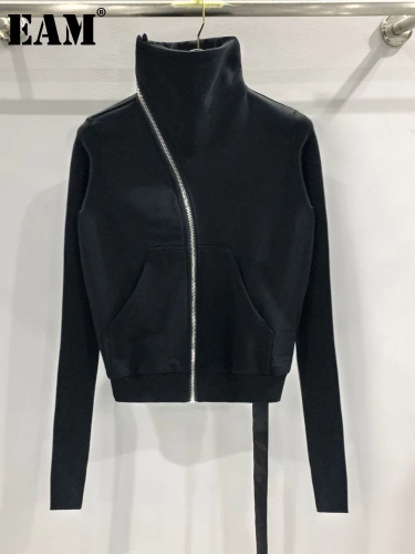 {EAM} Autumn and winter new type RO wind wizard hat for men and women couples fleece hoodie coat hoodie DLZ65