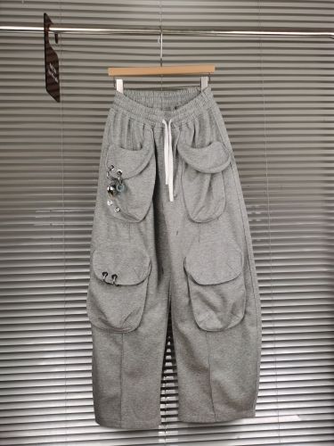{EAM} Pants Wide leg overalls spring high street baggy DLZ179