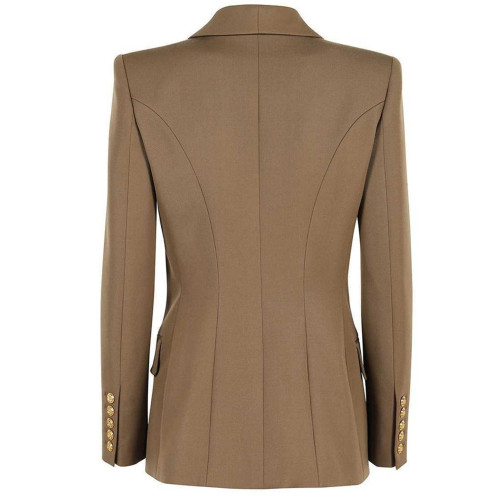 {EAM}2024 Spring and Autumn New High-end Suit Classic Lapel Blazer Commuter Long Sleeve Slim Temperament Versatile Blazers for WomenDLZ1112