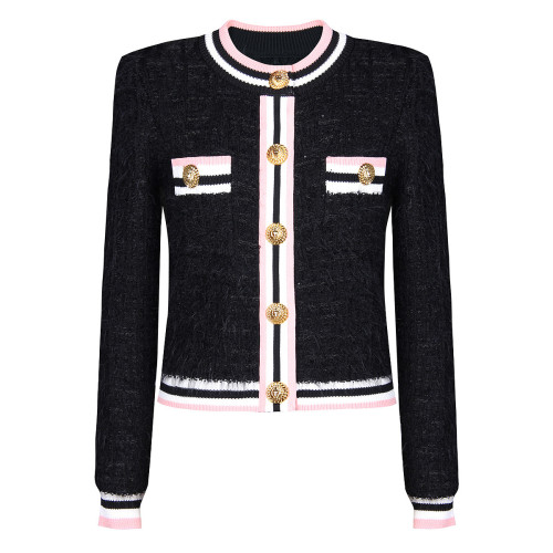 {EAM} 25 autumn/winter new classic all-in-one fashion small fragrant woolen knit women's sweater top DLZ375