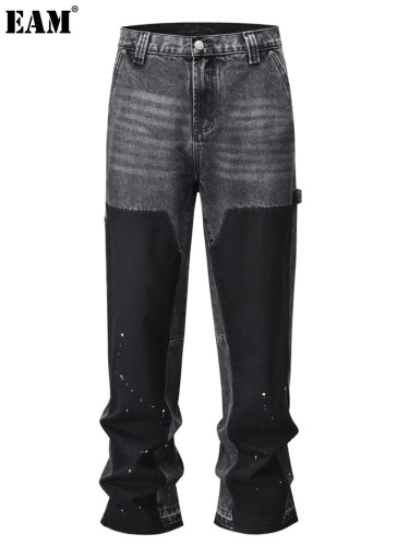 {EAM} remake carhartt style for men and women jeans Lumber pants jeans DLZ386