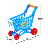 Children's Mini Shopping Cart Groceries Toys Push & Pull Baby Walker Toys Kids Pretend Play Toys