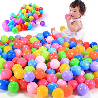 200 Pieces Colorful Eco-Friendly Plastic Ocean Pit Balls for Baby Kids