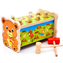Children's Interesting Wooden Whac-A-Mole Game Toys