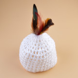 Handmade Knitted Crochet Newborn Baby Little Chicken Costume Photography Props