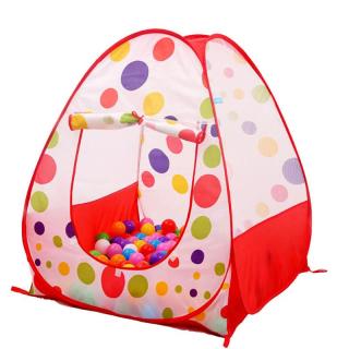 Lovely Kids Children's Polka Dots Print Ocean Sea Pit Balls Pool Game Play Tent Indoor Outdoor Play House