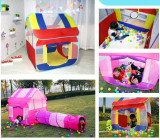 Foldable Kids Play Tent House Portable Children Camping Game Playing House