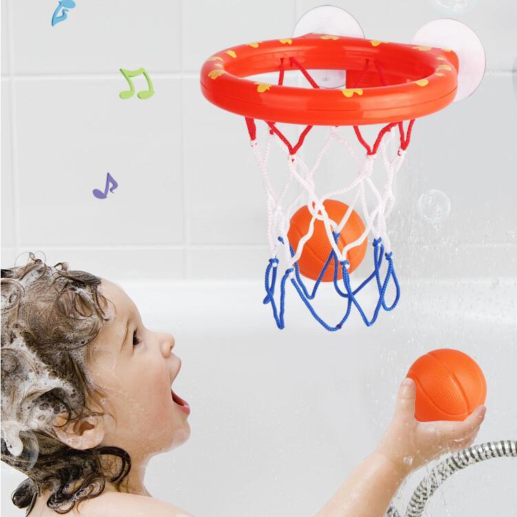 Us 7 61 Baby Kids Basketball Hoop Bath Toys Shower Bathtub