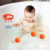 Baby Kids Basketball Hoop Bath Toys Shower Bathtub Shooting Game Water Play Set