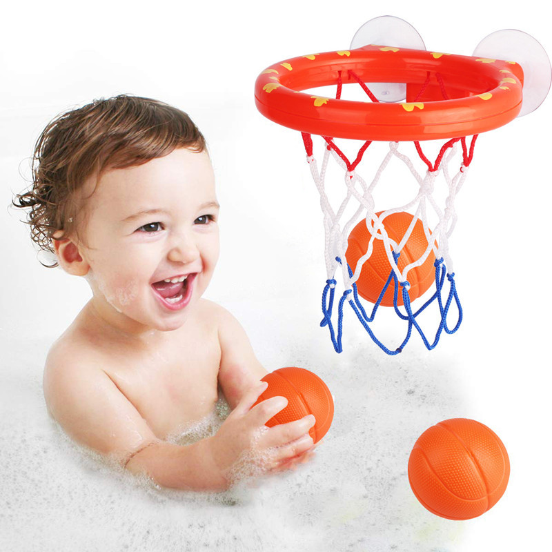 Us 7 61 Baby Kids Basketball Hoop Bath Toys Shower Bathtub