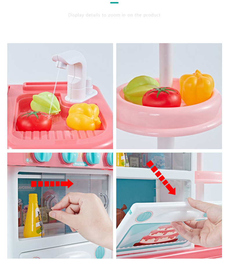 DREZZED New Kids Children Simulation Cleaning Supplies Set Puzzle Early Education Toys Washing Machines