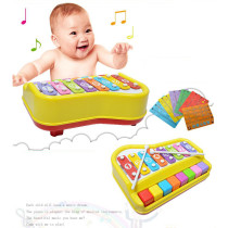 Children  Puzzle Early Education Eight-tone Piano Player Toy Knock on The Piano Music Toys