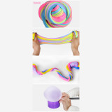 Slime Puff Glue Four-color Mixed Color Safety and Eco-friendly Decompression Toys