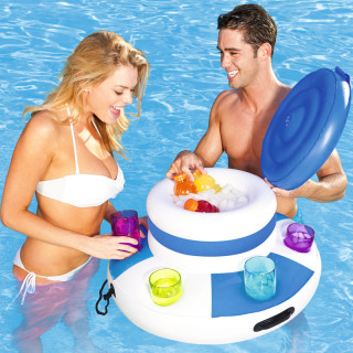 Inflatable Ice Bucket Bag Play Water Leisure Mobile Phone Holder Cola Drink Bottle Cup Holder Bracket