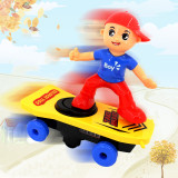 New Novelty Cool Stunt Scooter Toy Children's Electric Rotating Tumbling Toy Car