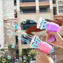 Children's Bubble Machine Electric Fan Bubble Gun Automatic Blowing Bubble Water Toy