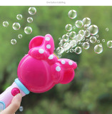 Children's Cartoon Bubble Stick Automatic with Sound and Light Blowing Bubble Toy