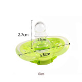 New Full Silicone Rubberized Pacifier Nipple-Type Comfort Pacifier for Baby