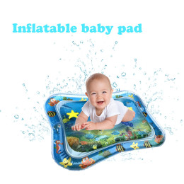 Baby Inflatable Water Play Mat Marine Cooler Pad Cushion Toy for Tummy Time