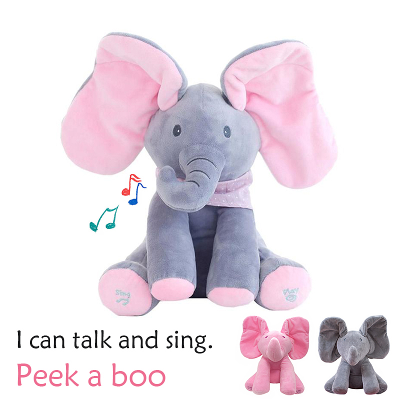 singing peek a boo elephant