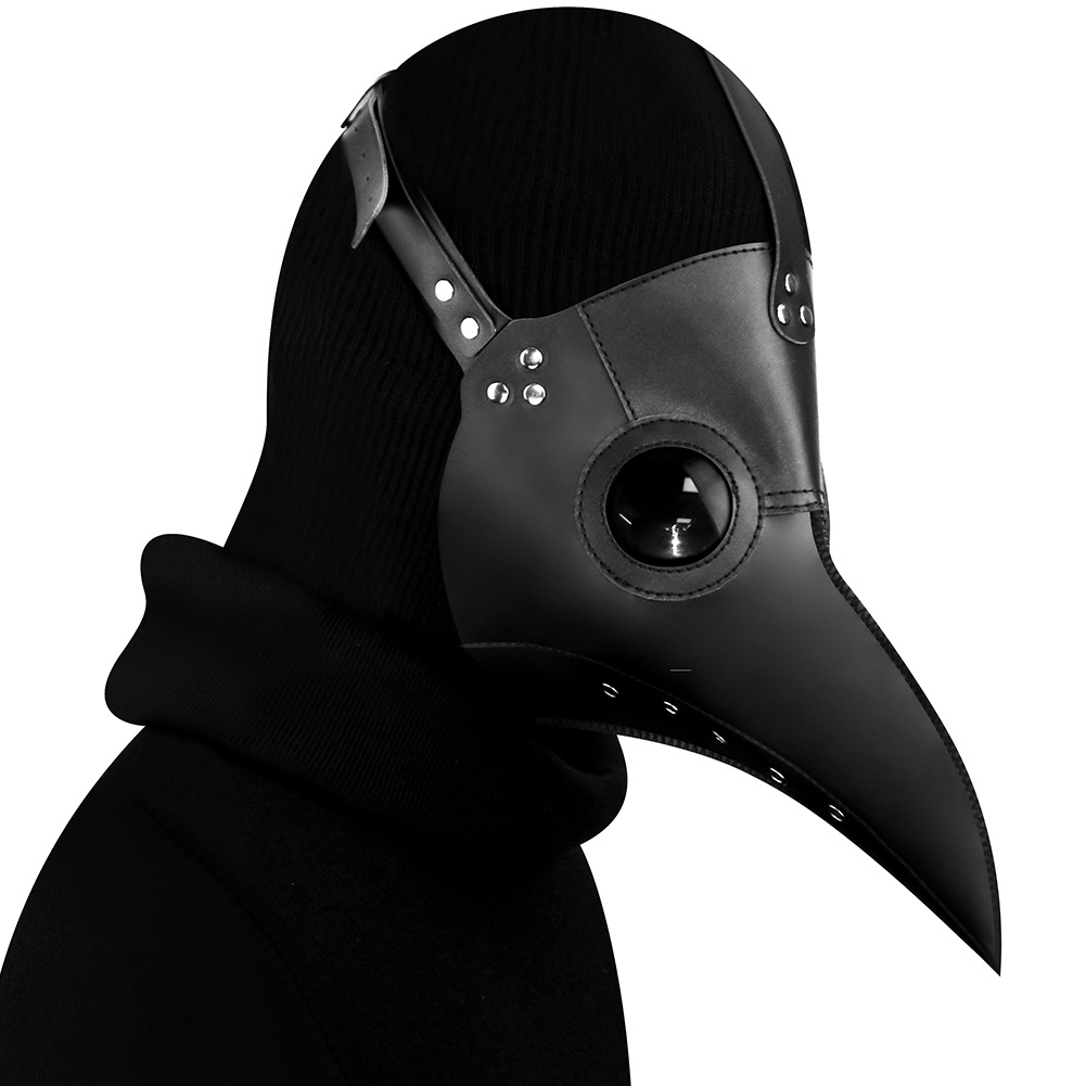 Bird Mask Steampunk Plague Doctor Gothic Halloween Mask Leather Party Cosplay
