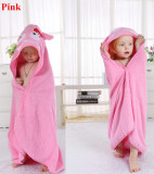 Kids Baby Hooded Animal Cartoon Bath Towels Cotton Bathrobe