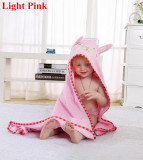 Kids Baby Hooded Animal Cartoon Bath Towels Cotton Bathrobe