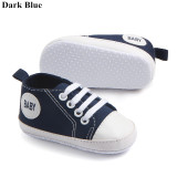 Baby Infant Toddler Casual Canvas Sneakers Kids Boy Girl Soft Sole Crib Shoes Prewalkers