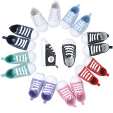 Baby Infant Toddler Casual Canvas Sneakers Kids Boy Girl Soft Sole Crib Shoes Prewalkers