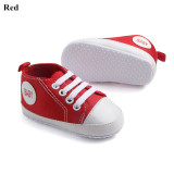 Baby Infant Toddler Casual Canvas Sneakers Kids Boy Girl Soft Sole Crib Shoes Prewalkers