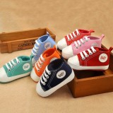 Baby Infant Toddler Casual Canvas Sneakers Kids Boy Girl Soft Sole Crib Shoes Prewalkers