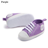 Baby Infant Toddler Casual Canvas Sneakers Kids Boy Girl Soft Sole Crib Shoes Prewalkers