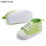 Baby Infant Toddler Casual Canvas Sneakers Kids Boy Girl Soft Sole Crib Shoes Prewalkers