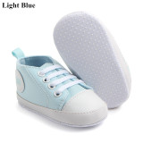 Baby Infant Toddler Casual Canvas Sneakers Kids Boy Girl Soft Sole Crib Shoes Prewalkers